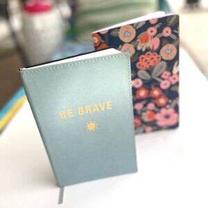 2 Journal Set. Be Brave Journal + companion mini Journal